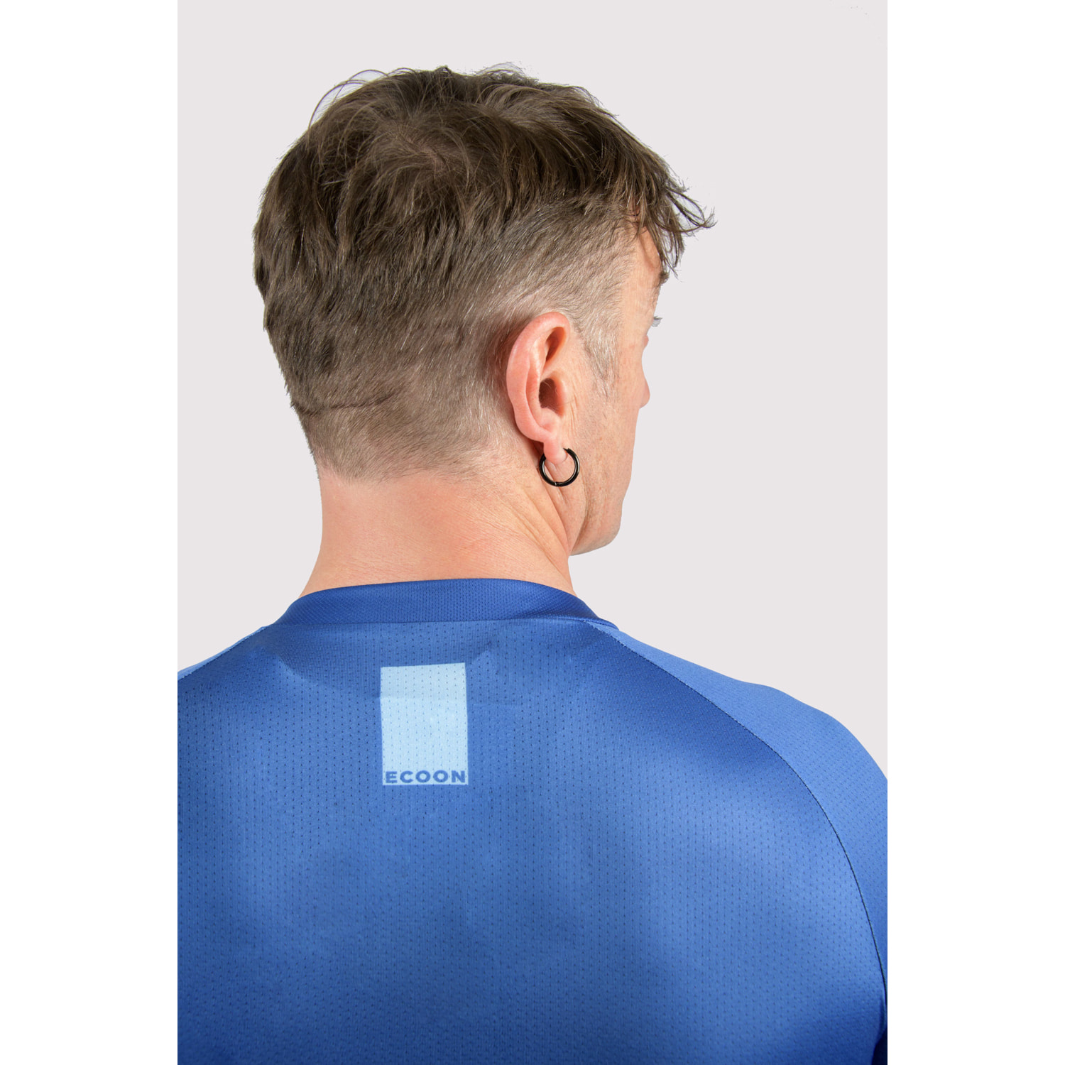 Maglia manica lunga ECOON modello Tourmalet da uomo in blu