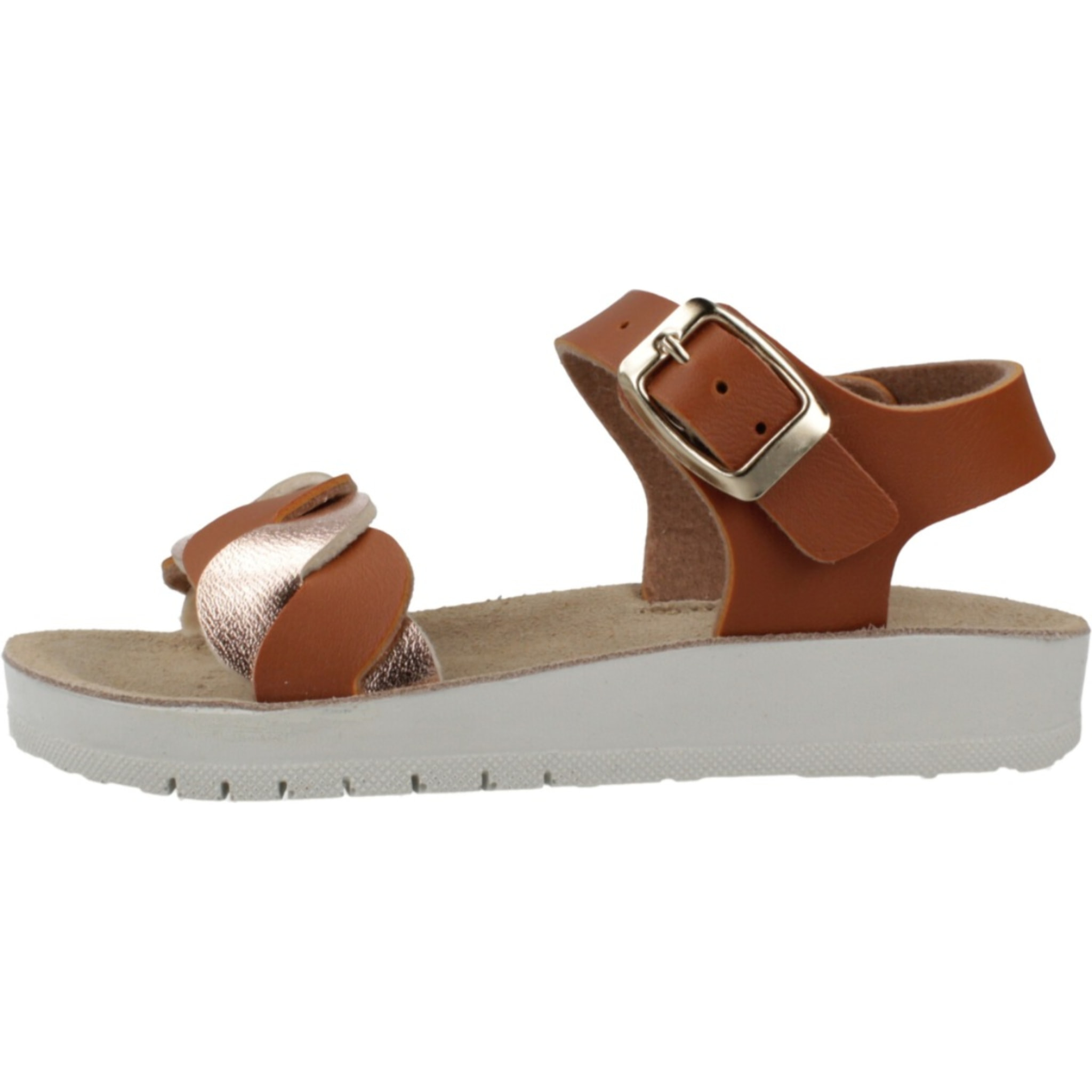 Sandalias Niña de la marca GEOX  modelo J SANDAL COSTAREI GI MARRON