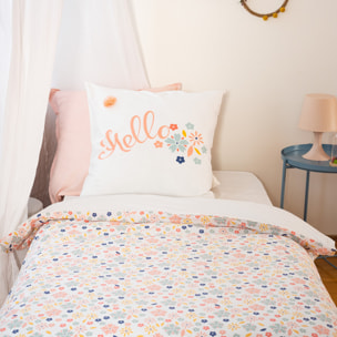 Parure de lit enfant 100% coton - hello