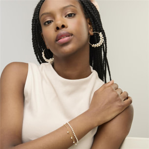 Pendientes Lux by Lux acabados en oro amarillo en 18 kts