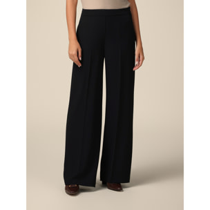 Oltre - Pantaloni palazzo - Nero