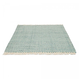 Tapis kilim tissé en laine motif simple DEGU