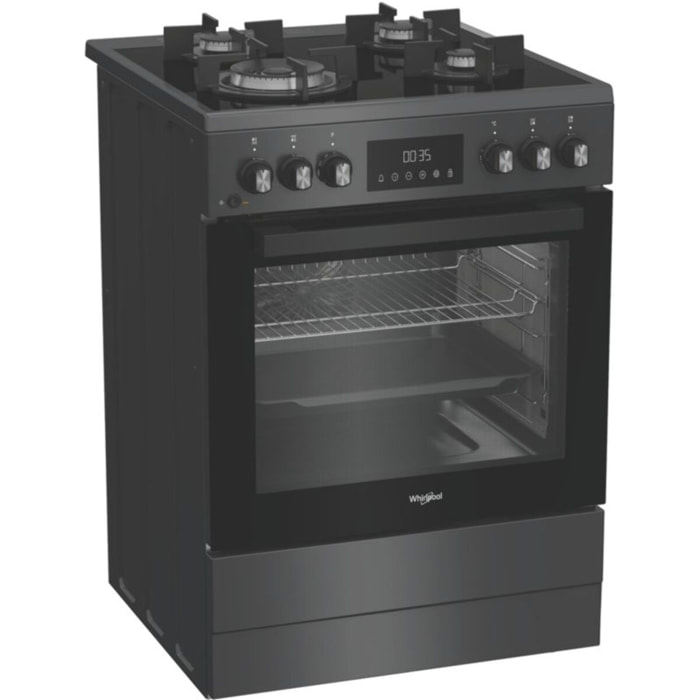 Cuisinière gaz WHIRLPOOL W6G8LCSWA