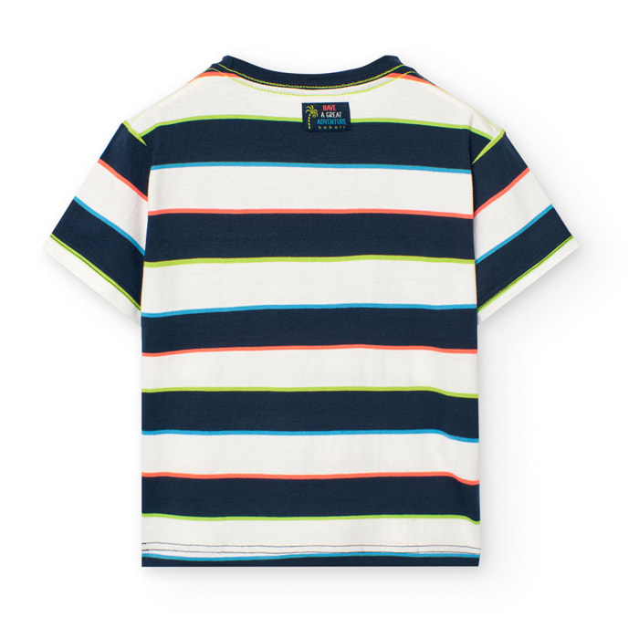 T-Shirt tricot à rayures  -BCI