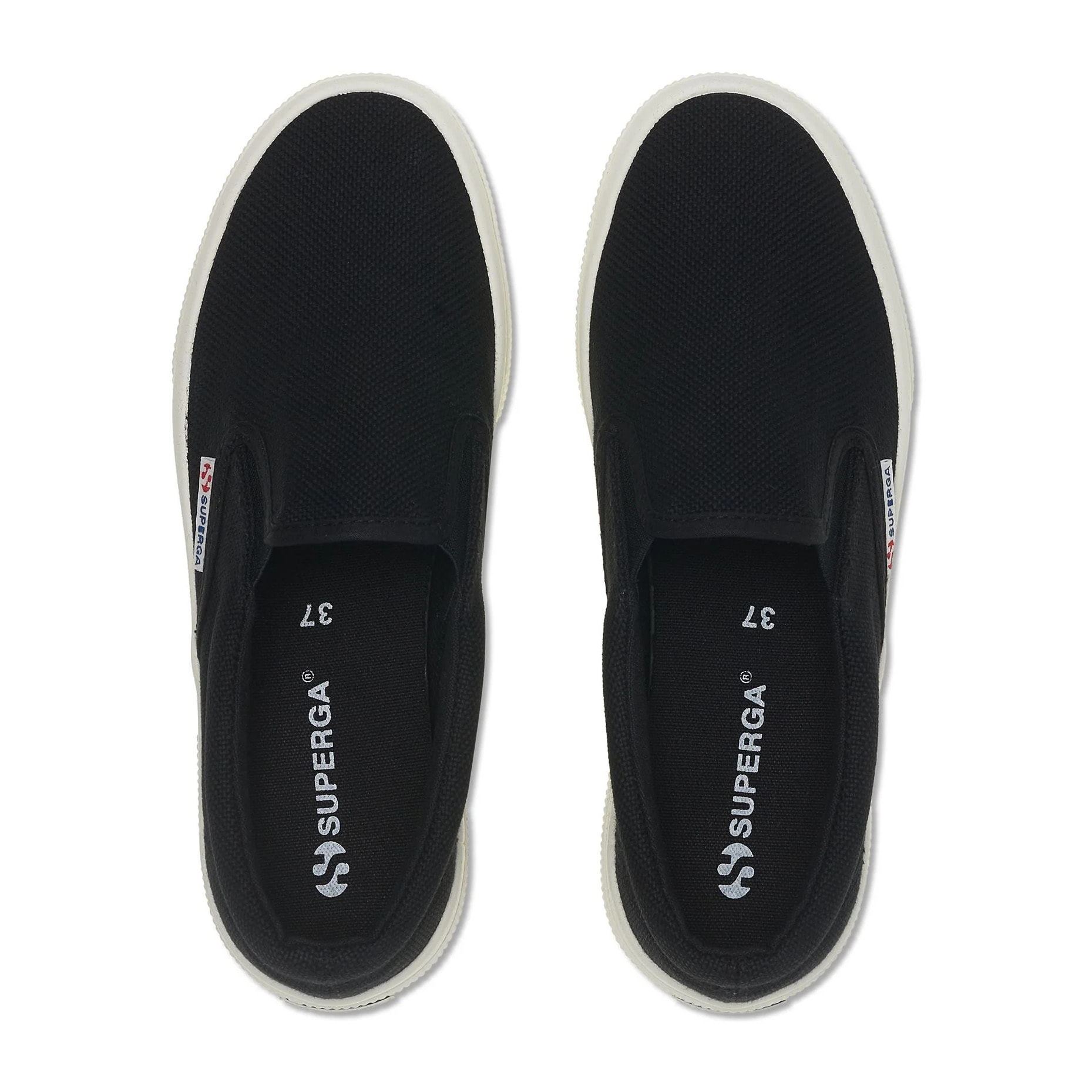 Superga - Scarpe da donna Donna Nero - 2740 Platform Slipon