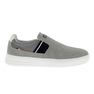 Armata di Mare Scarpe Uomo Slip On con Soletta Rimovibile in Memory Foam AMU S24M533 Grey