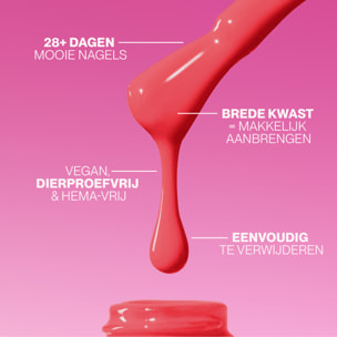 Vernis semi-permanent - 133 Fuchsia Red - 15 ml