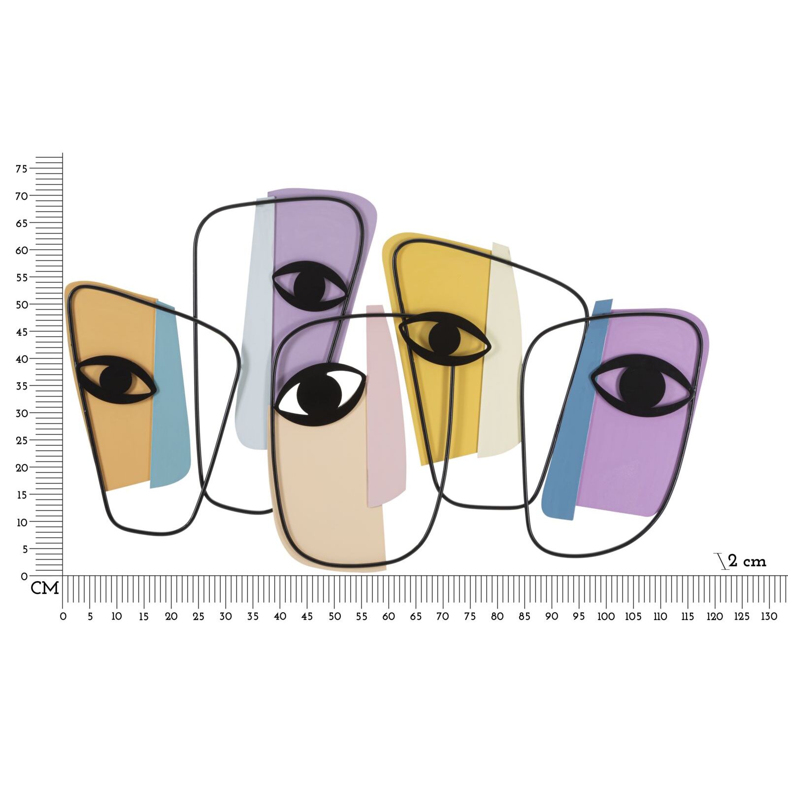 PANNELLO DA MURO EYES -A- CM 120X2X72