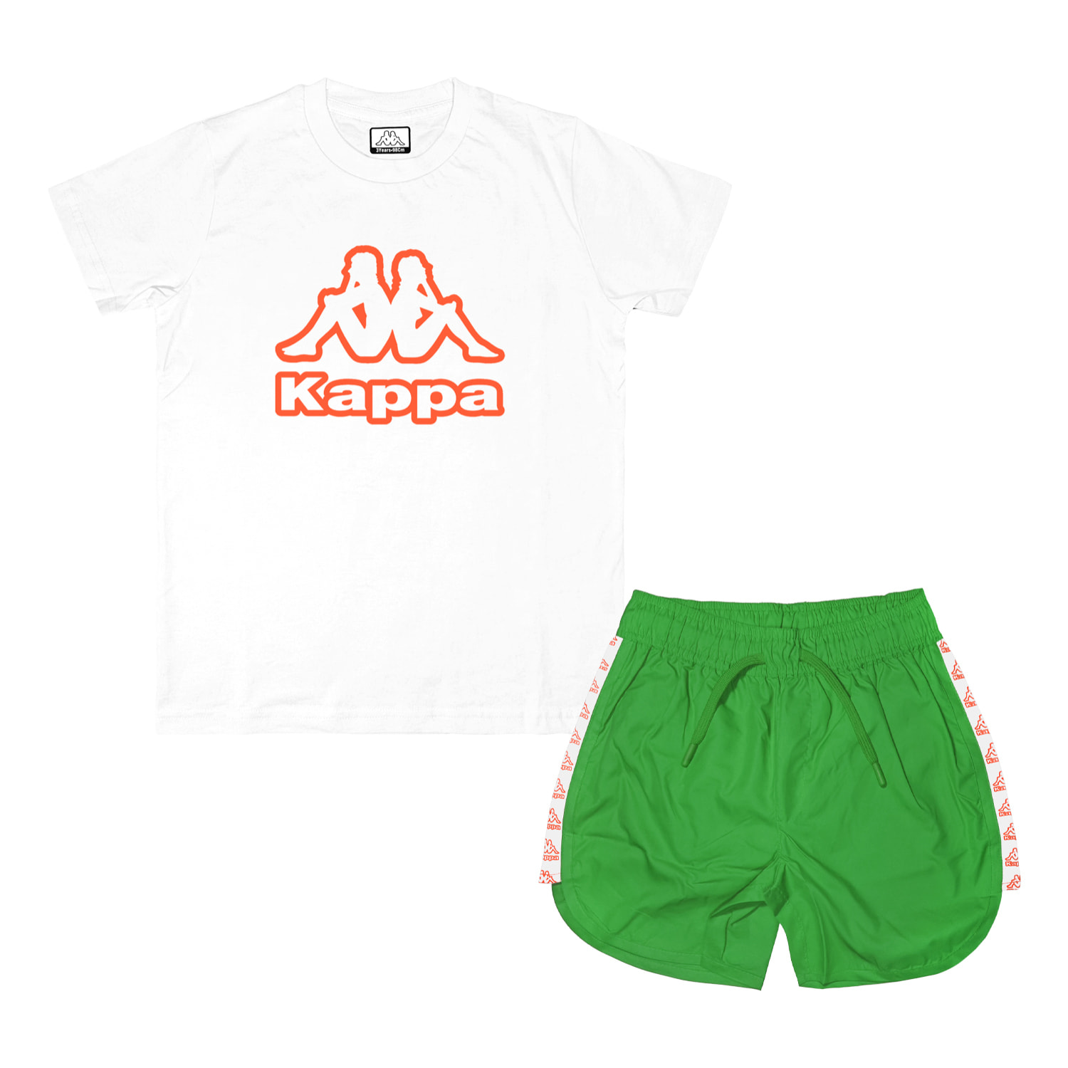 Completo Mare Beachwear Costume Corto Ragazzo KAPPA 8 / 16 Anni