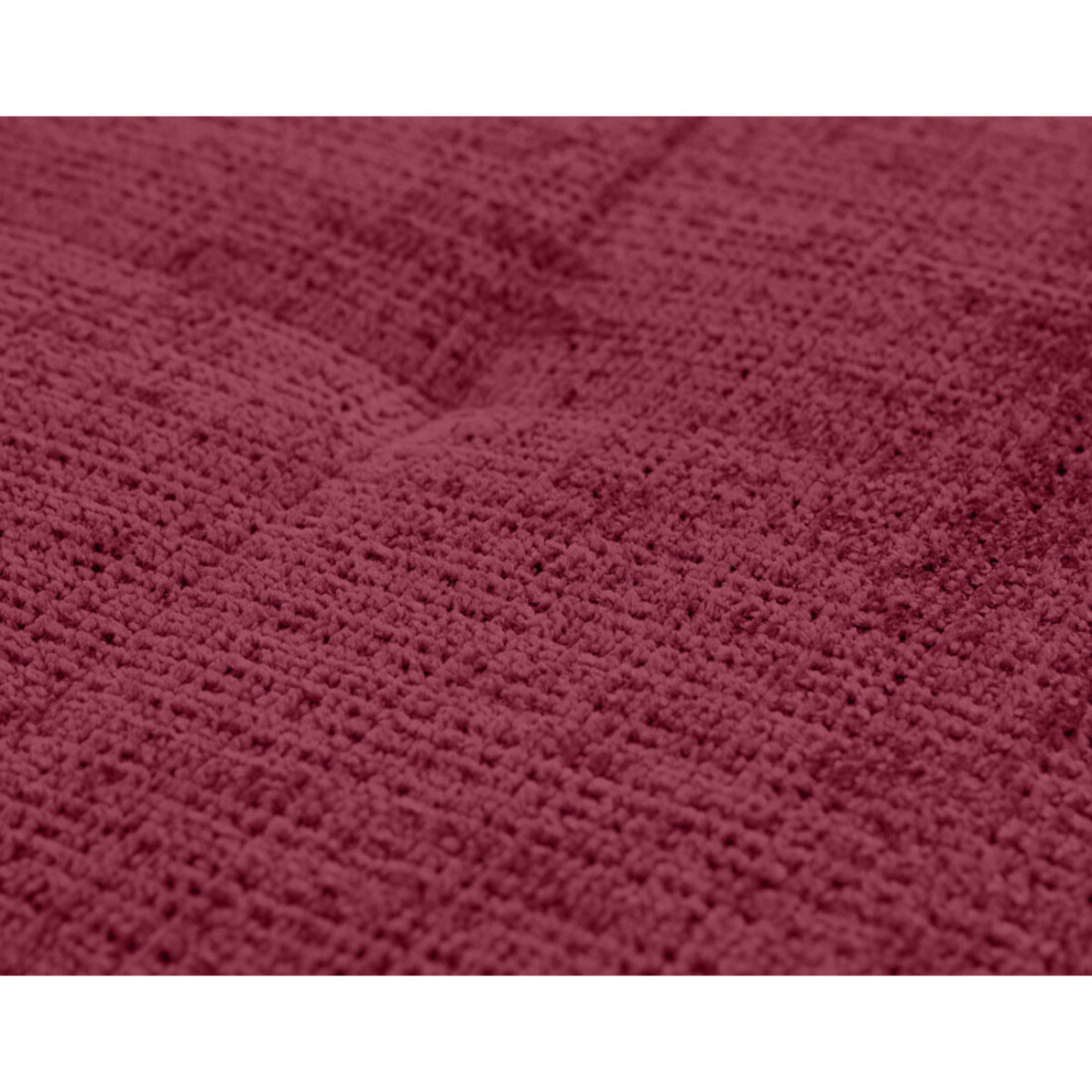 Rune - canapé d'angle gauche 4 places en velours texturé - Prune