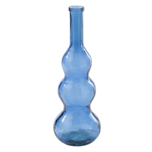J-Line Vase - verre - bleu