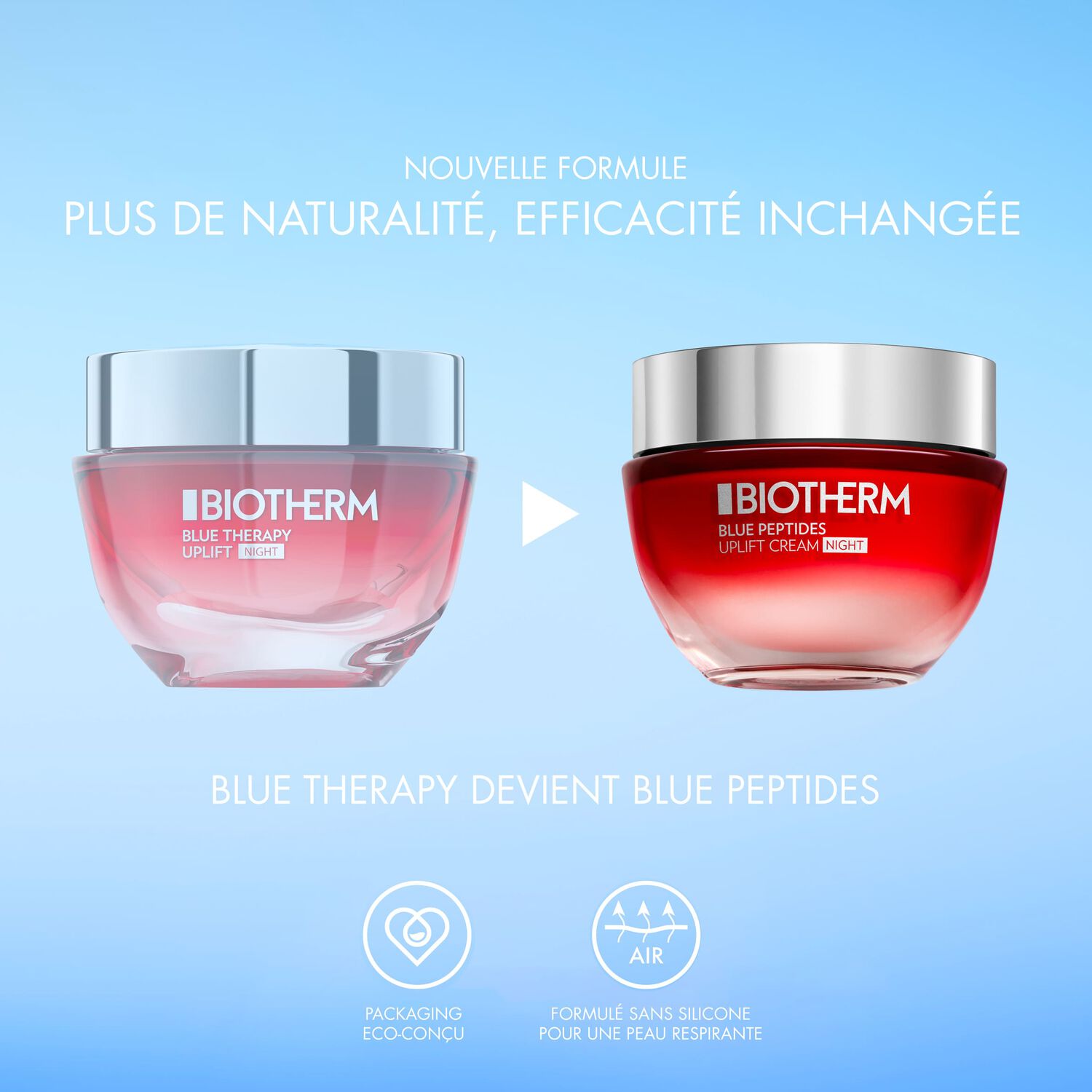 Blue Peptides Uplift - Crème Nuit Anti-âge Fermeté 50 ml