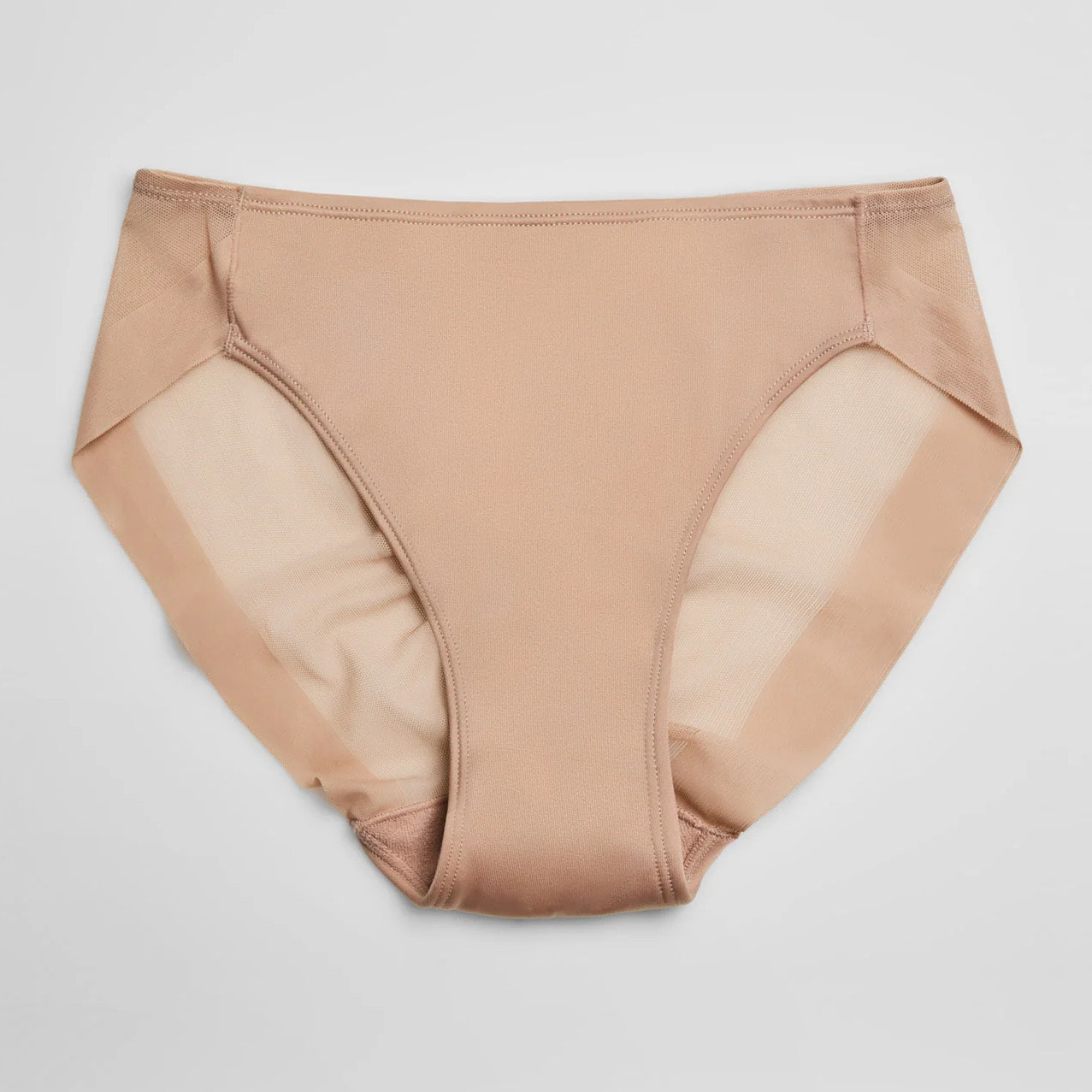 Slip in tulle di visone