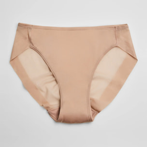 Slip in tulle di visone