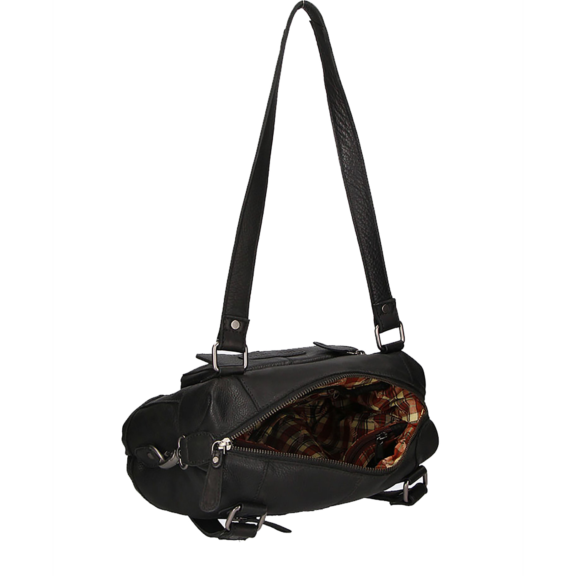 Borsa a tracolla  da uomo In Vera pelle Made in Italy 24x19x7 cm