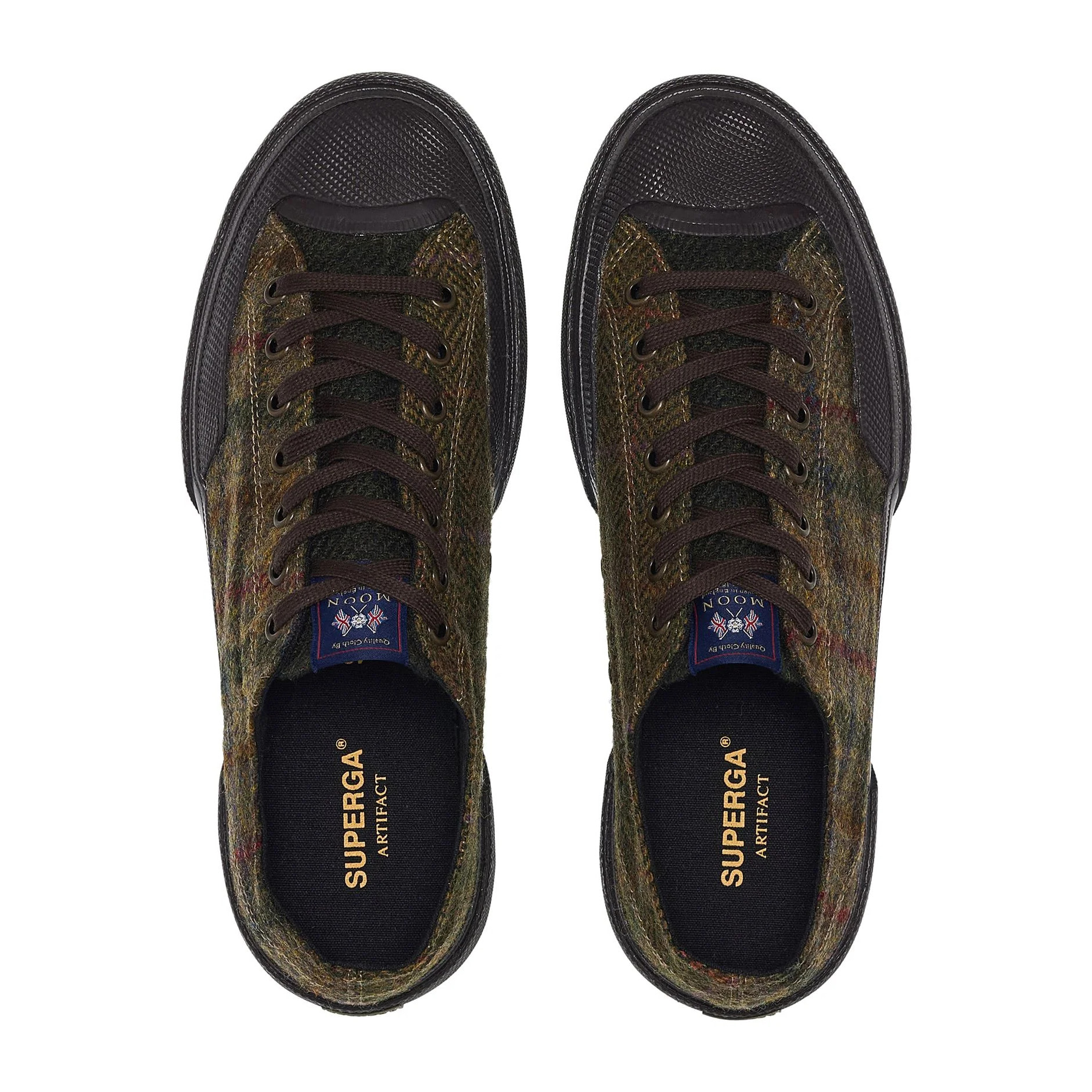 Superga - Zapatillas Hombre Verde - 2432 WORKS WOOL PATCHWORK