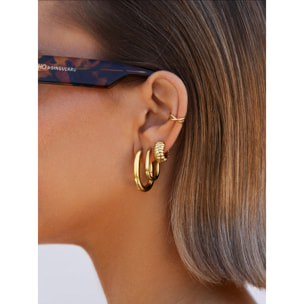 Orecchino Bolero in Acciaio Placcato Oro