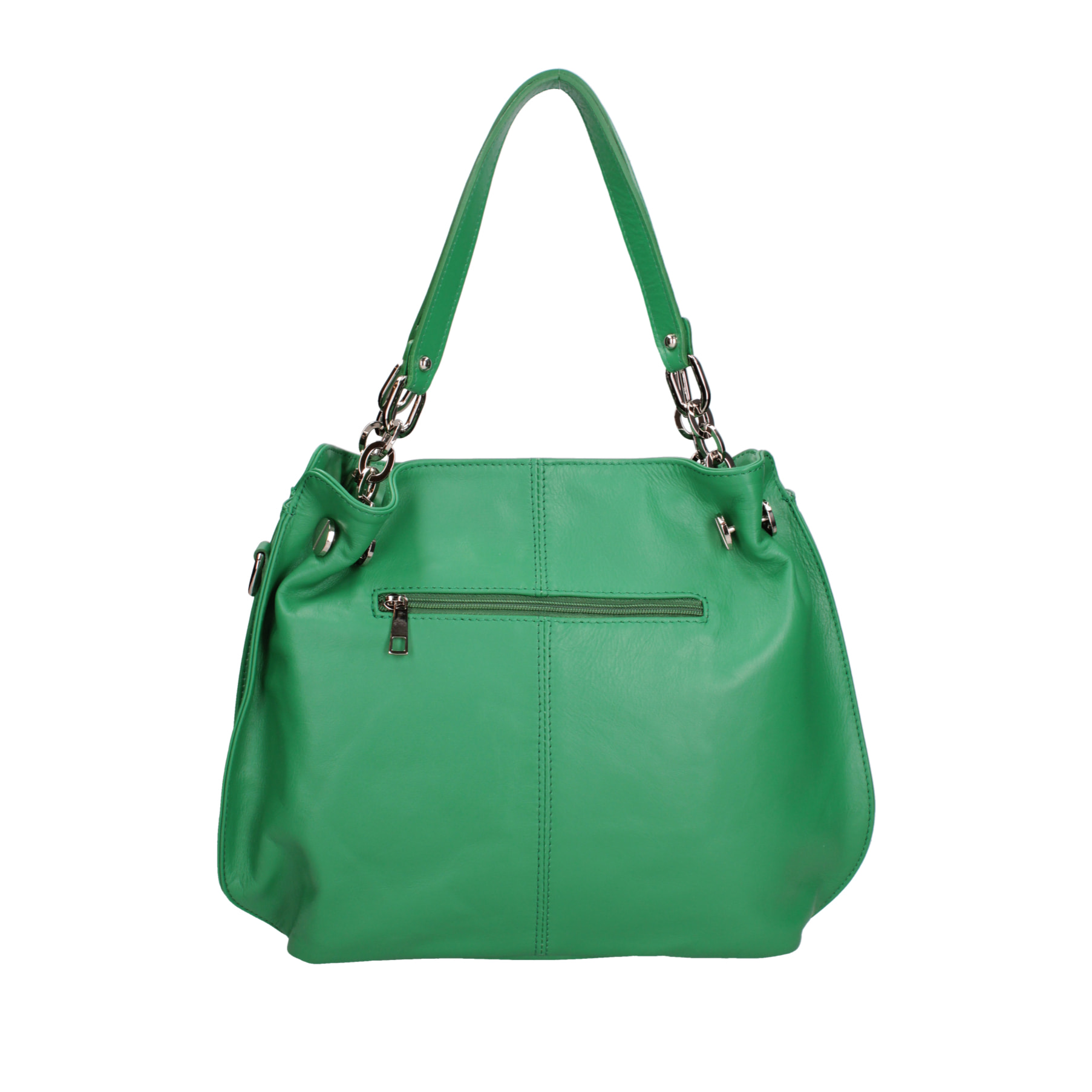 Borsa a mano da donna Made in Italy - Modello Ereba - 100% pelle - 38.0 x 30.0 x 12.0 cm