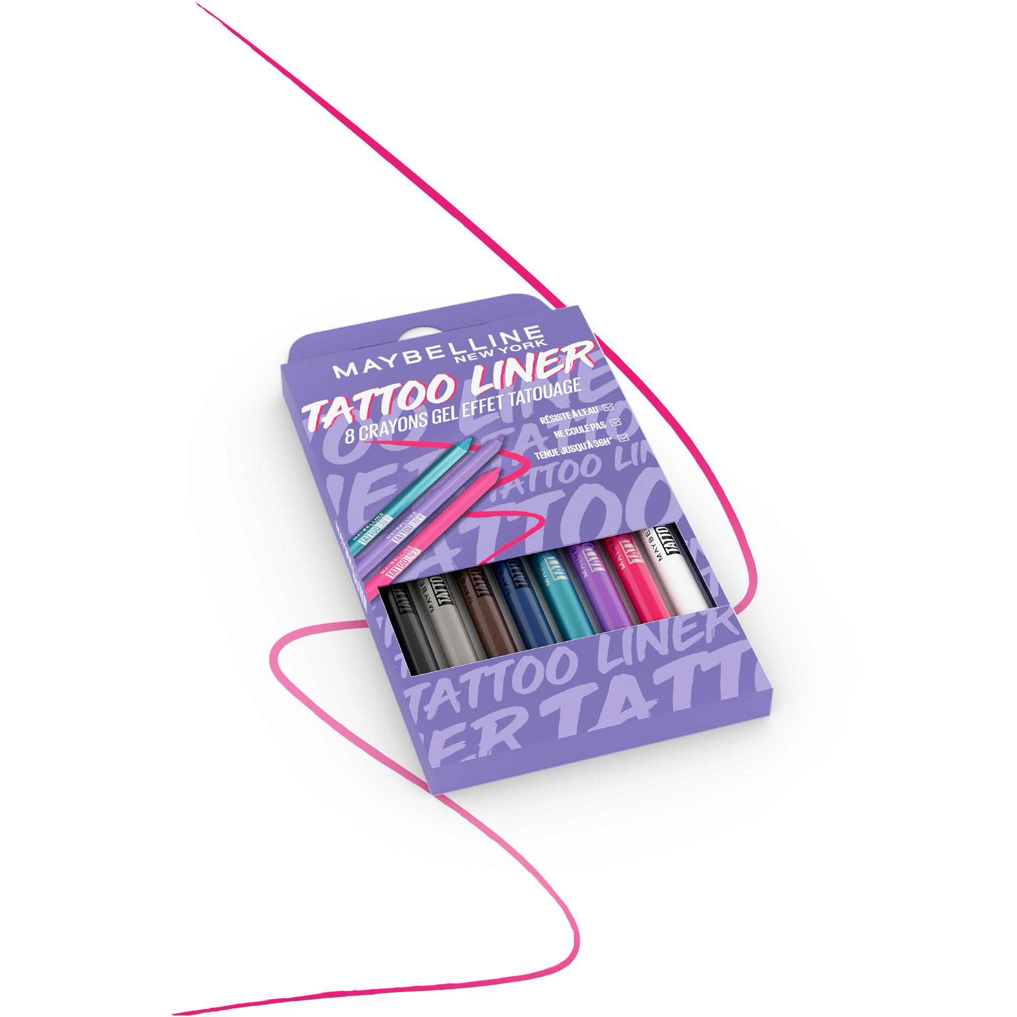 8 Crayons Gel Effet Tatouage