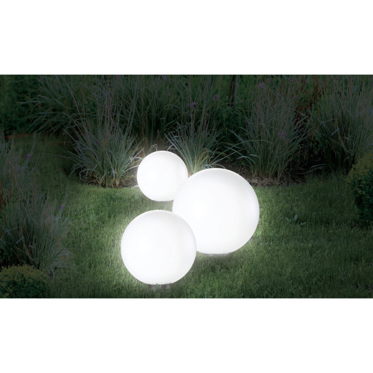 Lampe boule solaire 20cm