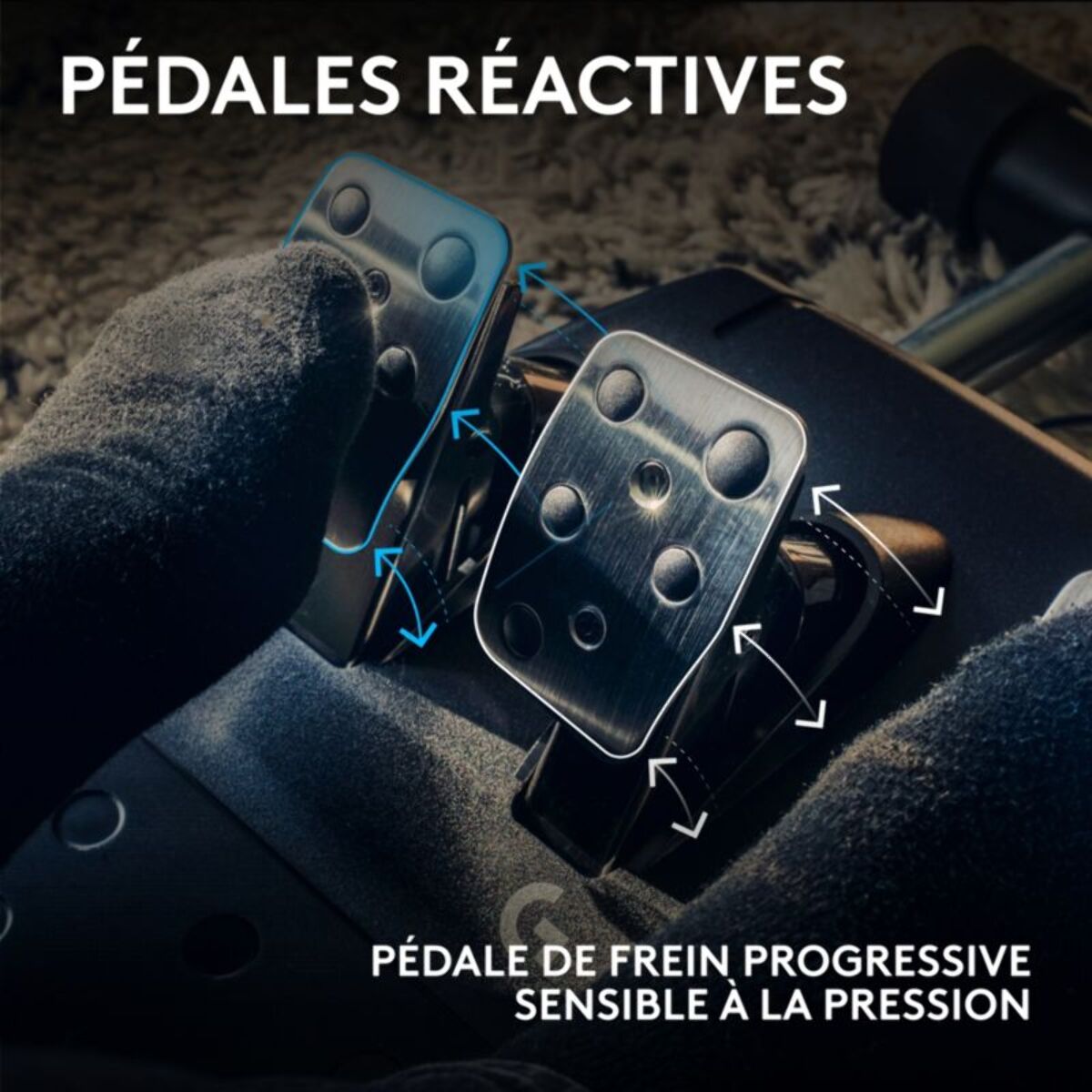 Volant + Pédalier LOGITECH G923 PS4/PS5/PC