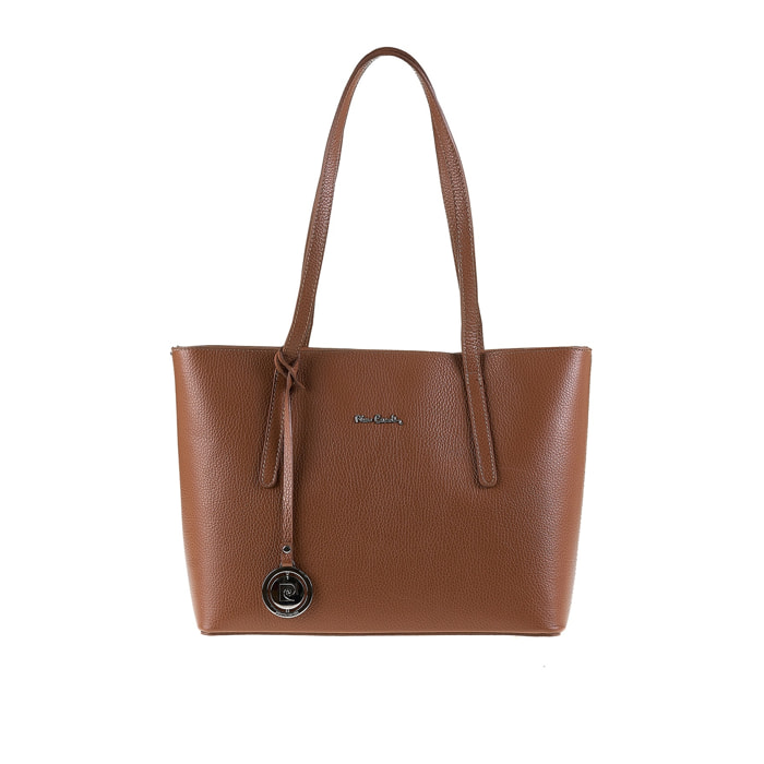 Borsa a spalla da donna Made in Italy - Modello Elowen Lux - 100% pelle - 38.0 x 25.5 x 12.5 cm