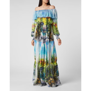 PHILIPP PLEIN Long Dress HAWAII