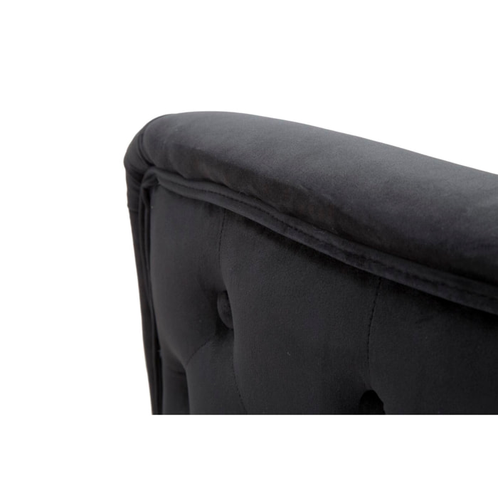 POLTRONA BUCAREST NEROCM 76X74X71