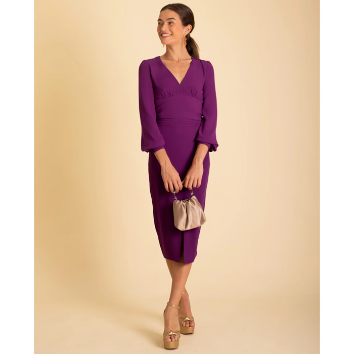 Falda midi de tubo elegante