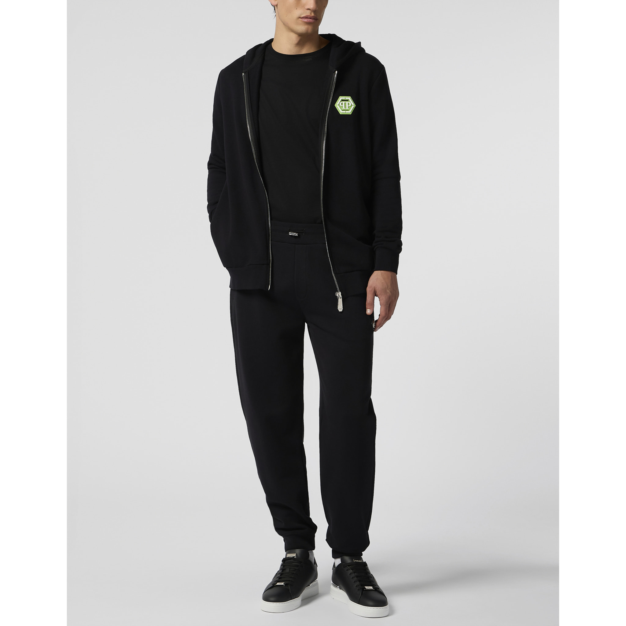 PHILIPP PLEIN Hoodie Sweatjacket ICONIC PLEIN