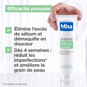 Mixa Lab Nettoyant Confort Anti-imperfections à l’Acide Salicylique 150ml