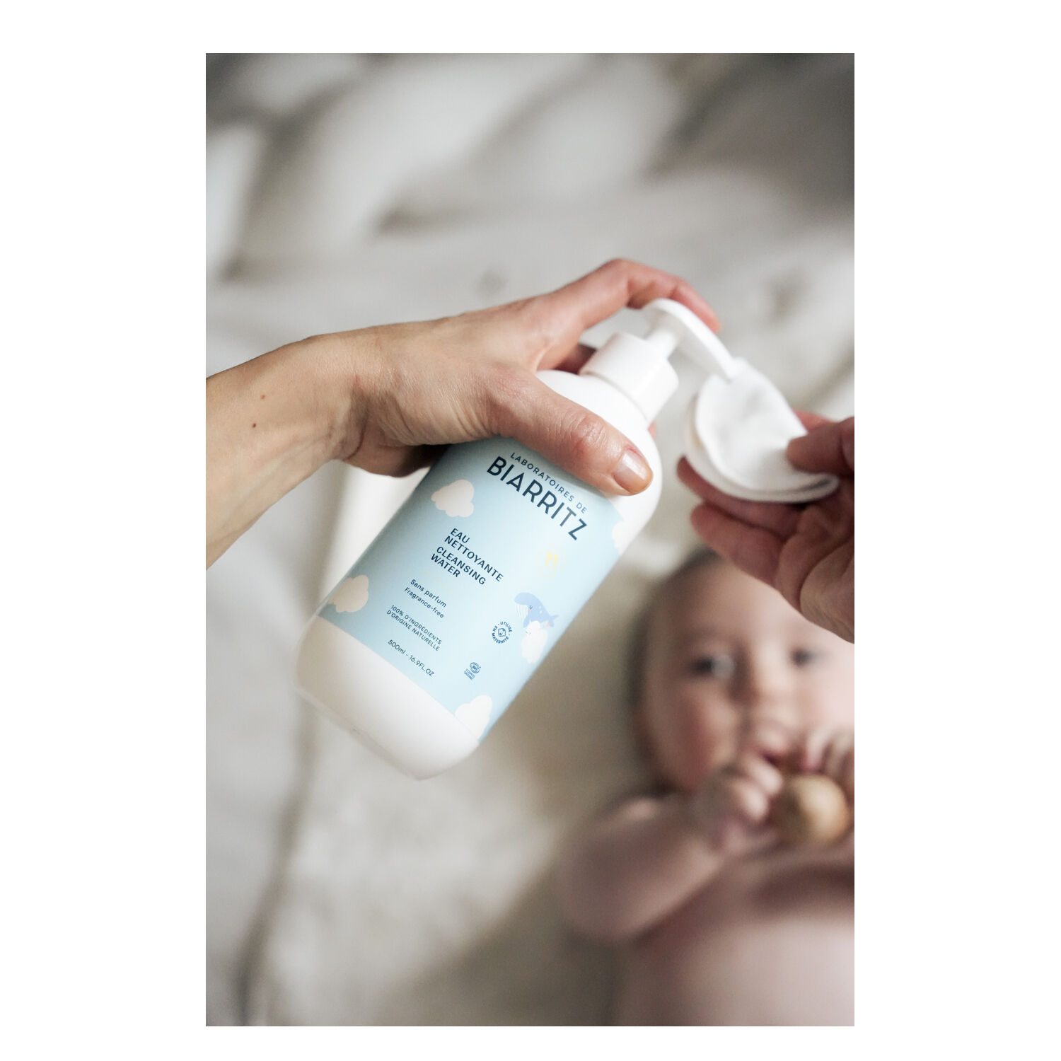 Bébé - Eau Nettoyante Bio Visage & Corps Hypoallergénique Sans Parfum