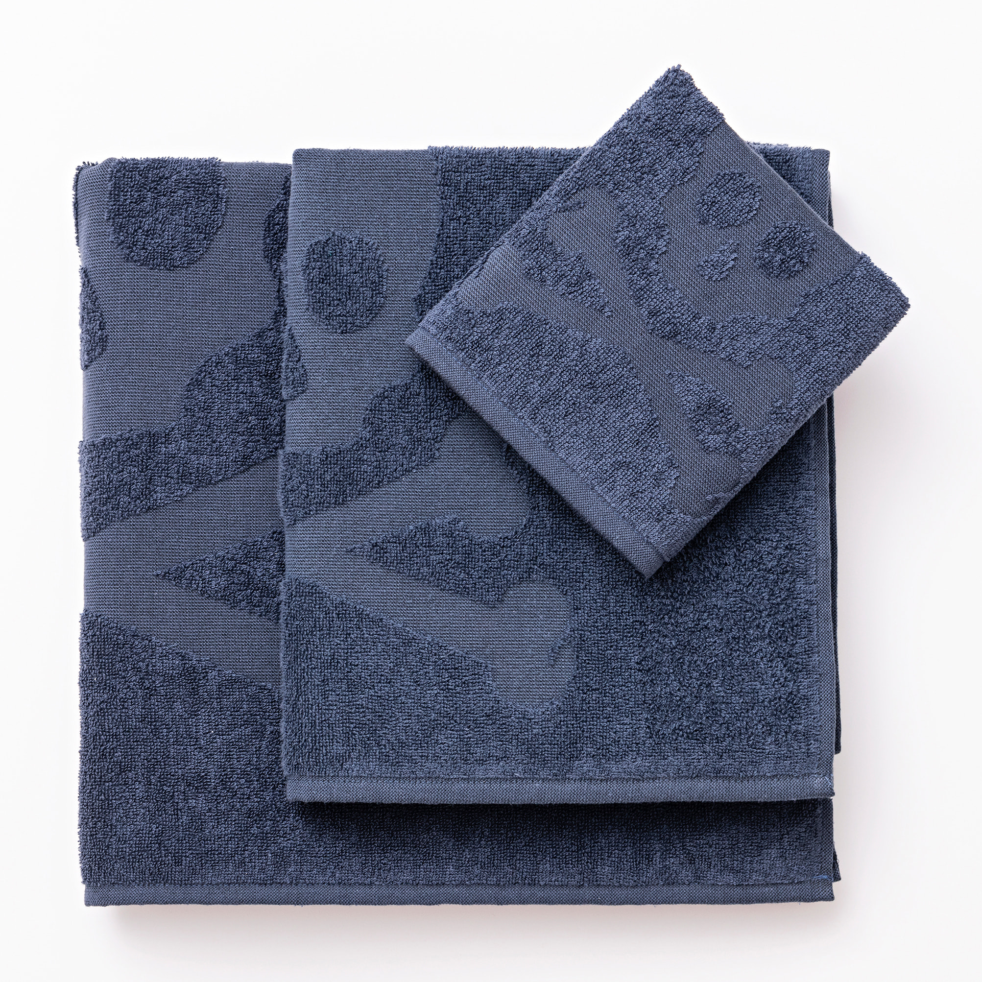 Set de toallas de baño calavera (tocador 30x50cm + manos 50x90cm + baño 70x140cm) 100%algodón azul scalpers home