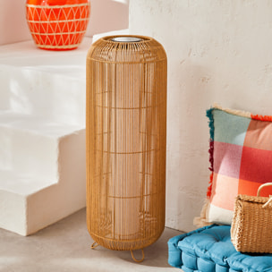 Lampadaire d'extérieur solaire "Loise" beige H78cm