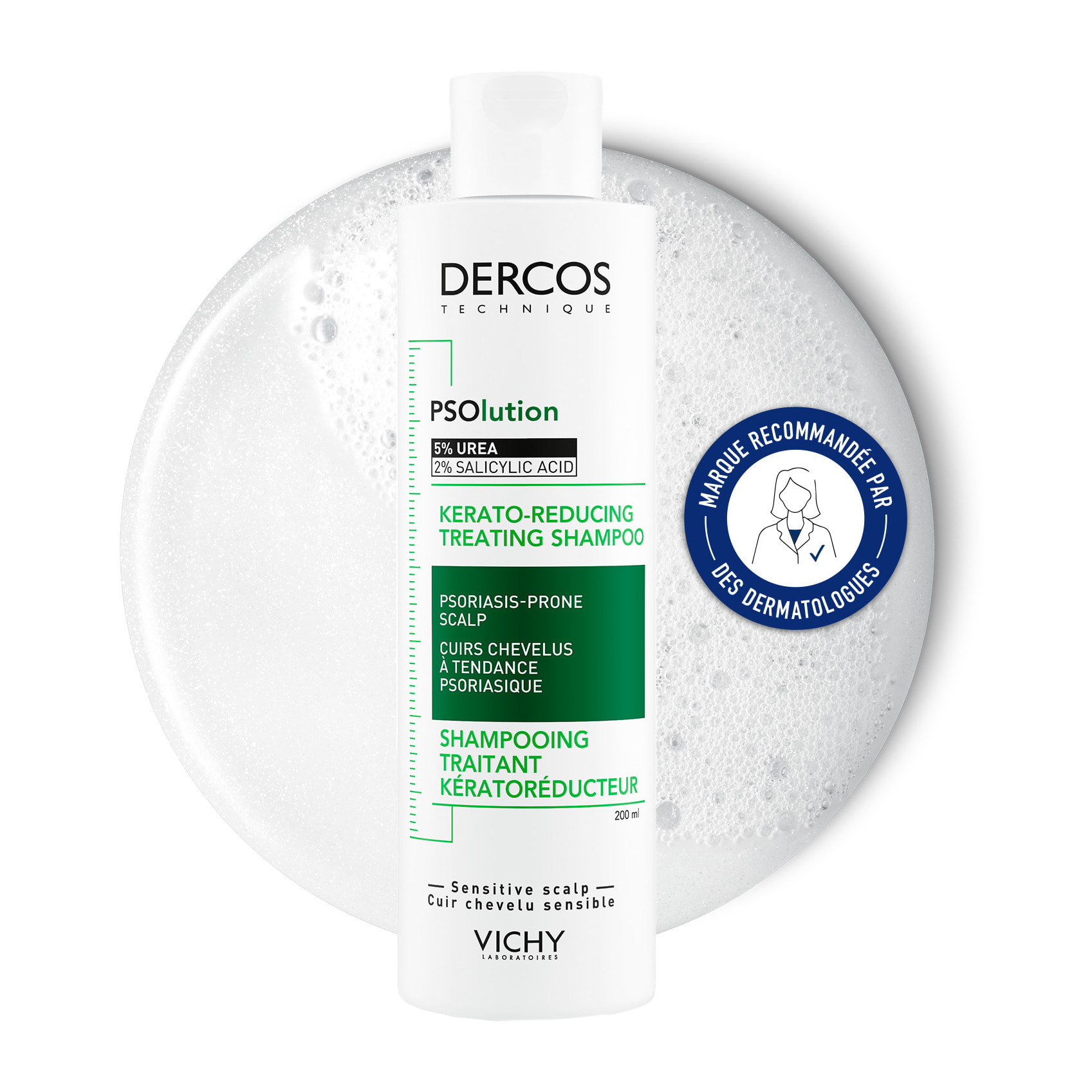 Shampooing anti-squames Dercos Psolution