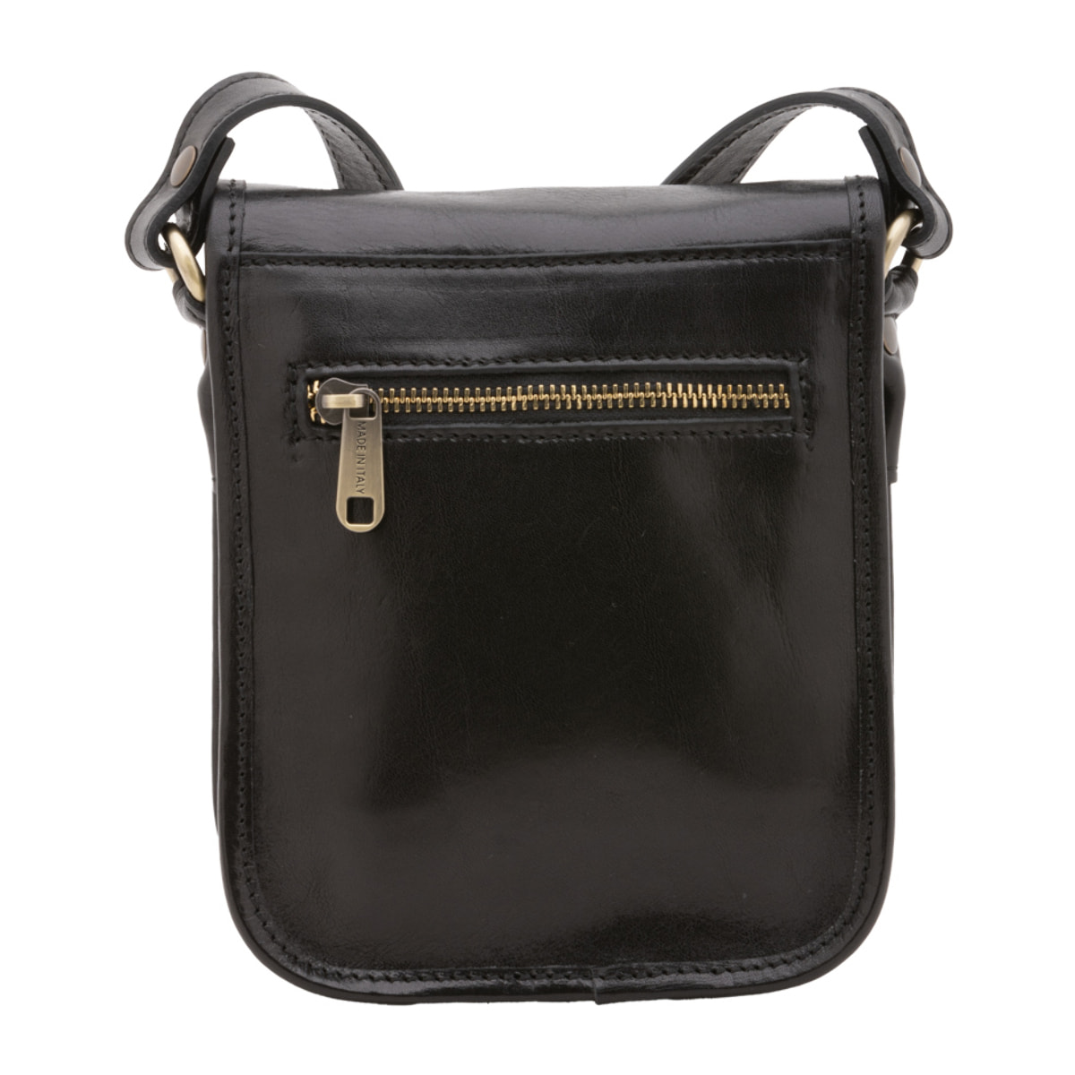 Borsa a tracolla  da uomo In Vera pelle Made in Italy 20x16,5x10 cm