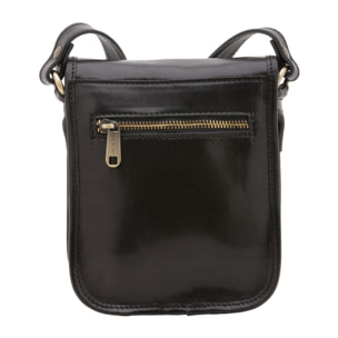 Borsa a tracolla  da uomo In Vera pelle Made in Italy 20x16,5x10 cm