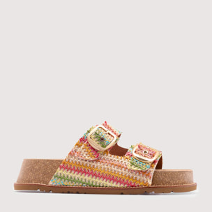 Sandalia Bio Cuña Multicolor - Delta