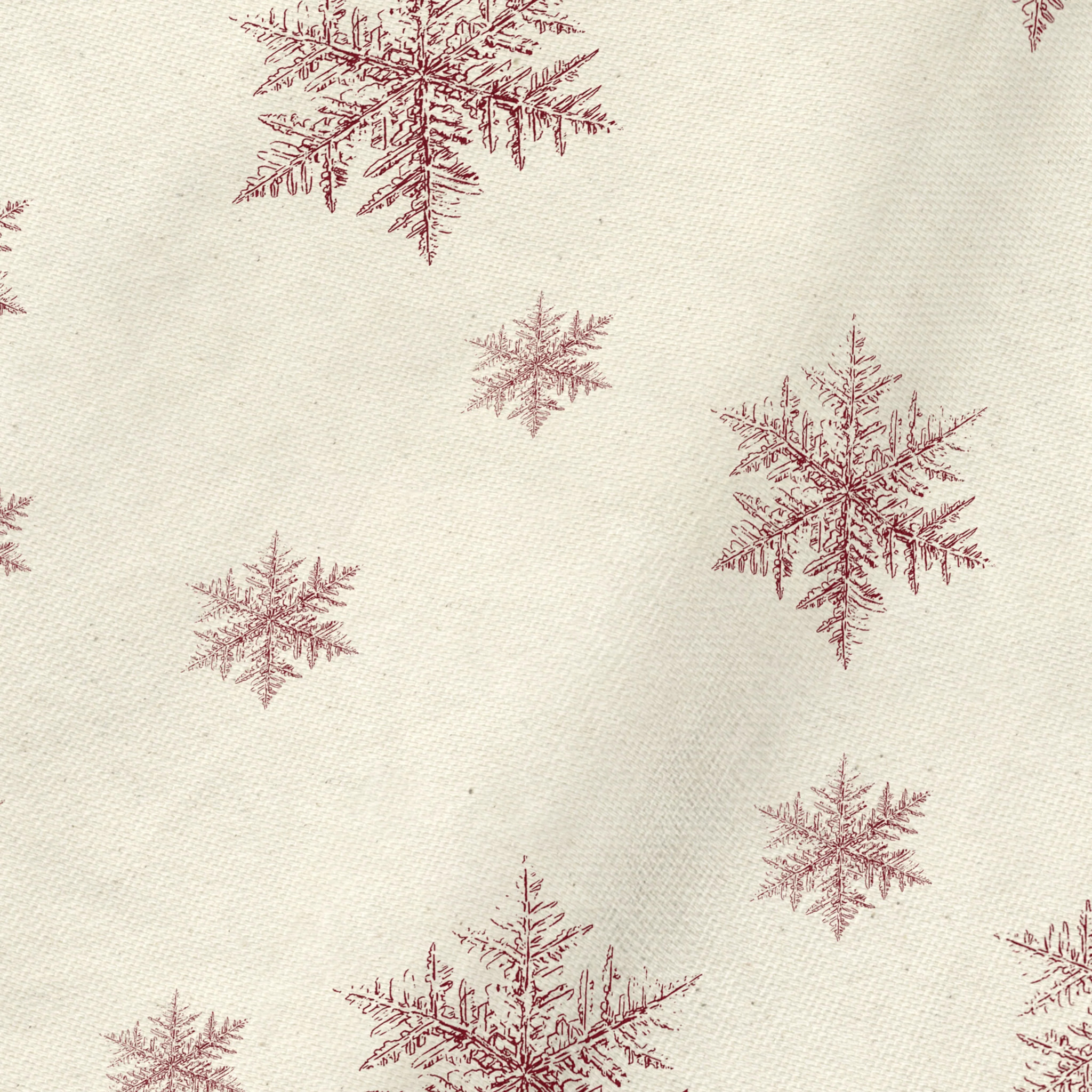Lot de 2 serviettes Red Snowflake 1225