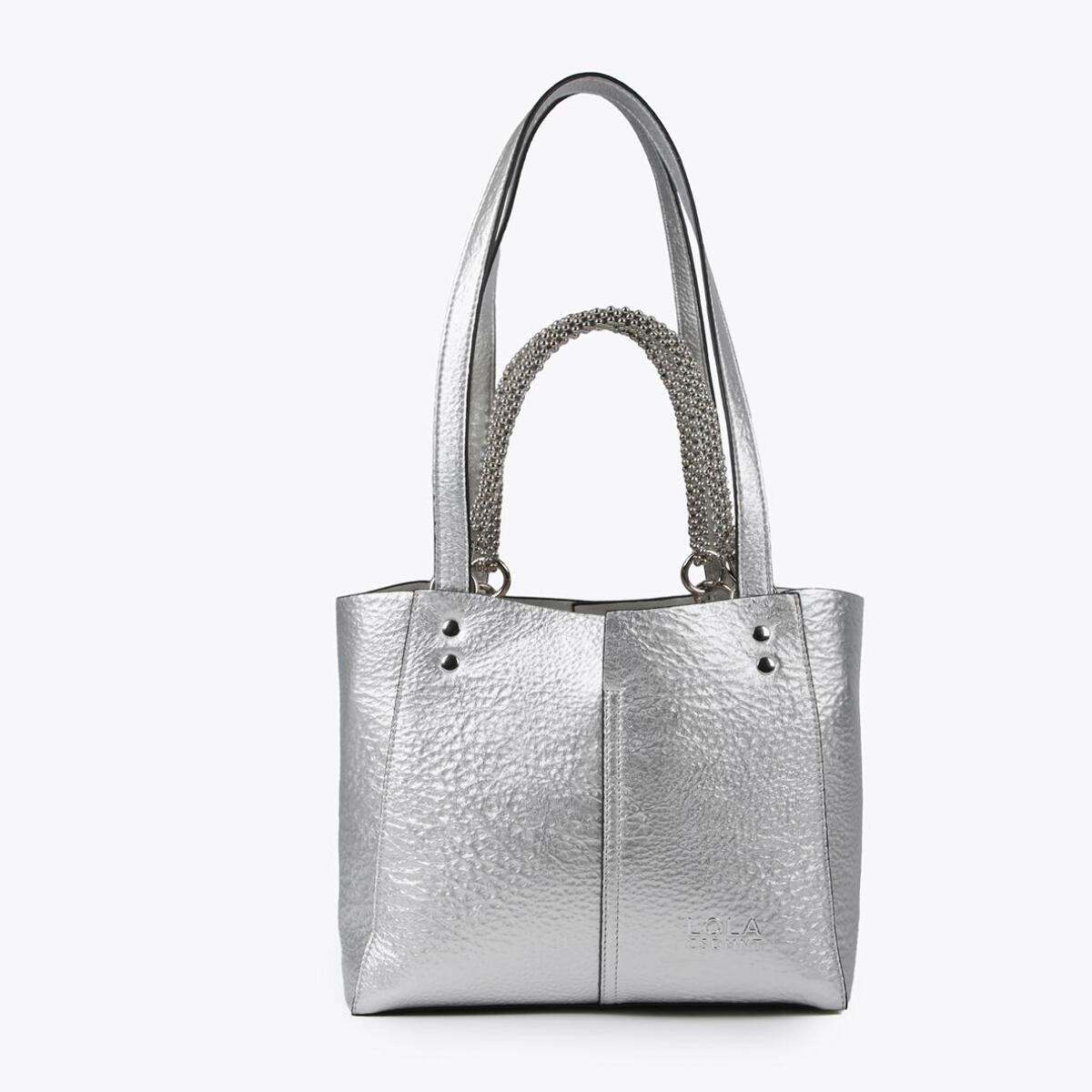 Borsa media metallizzata