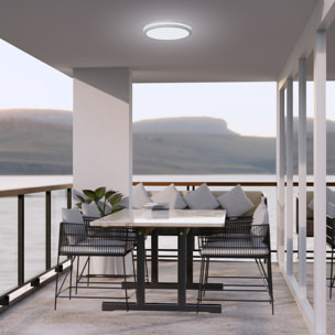 Forlight - Plafón LED Integrado 3731lm para Iluminación Interior, Acabado Blanco Matizado, Temperatura de Color Ajustable 3000-6000K, Diseño Moderno y Eficiente Energéticamente
