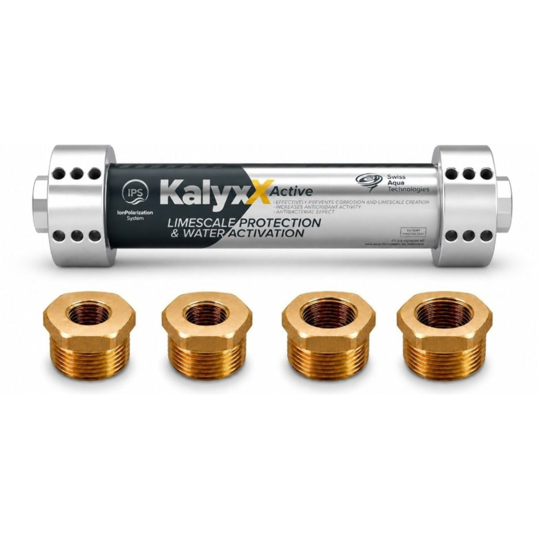 Alternative adoucisseur d'eau KalyxX Active 1"+3/4"+1/2" (IPSKXFRABG11234)