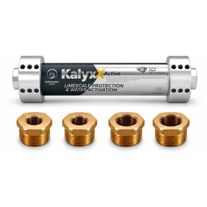 Alternative adoucisseur d'eau KalyxX Active 1"+3/4"+1/2" (IPSKXFRABG11234)