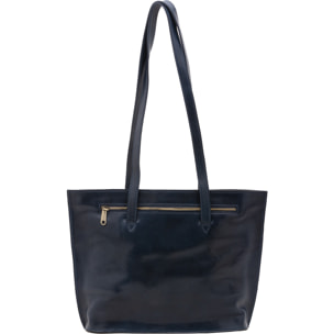 Borsa a spalla  da donna In Vera pelle Made in Italy 27x38,5x10 cm