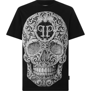 PHILIPP PLEIN Camiseta de cuello redondo y manga corta SKULL