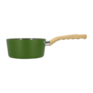 Casserole en aluminium 20cm vert - compatible induction COLORAMA