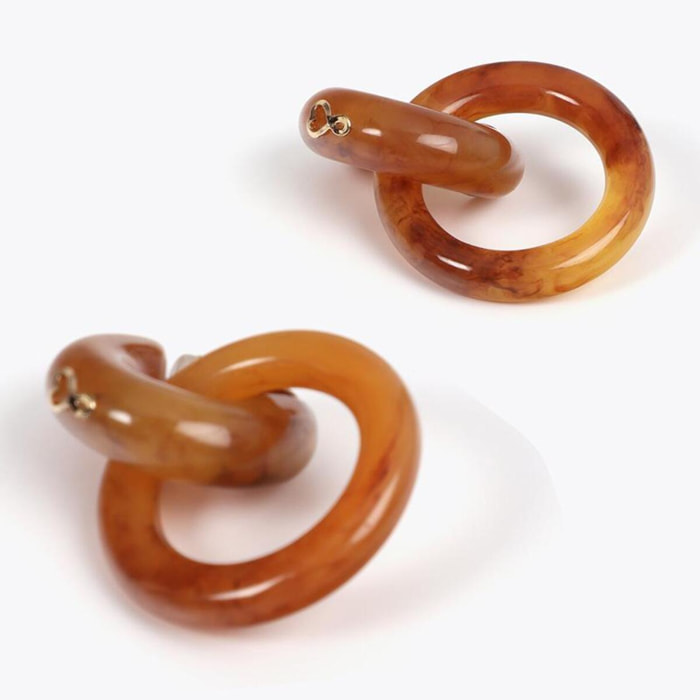 Orecchini Frontali in Acrilico