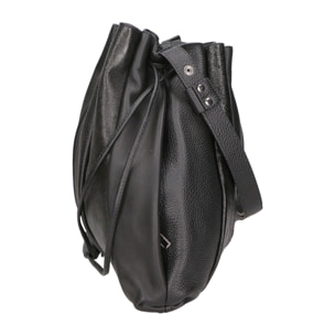 Borsa a spalla da donna - Modello Nunzia - Vera pelle - 30.0 x 33.0 x 7.0 cm