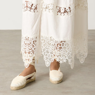 Alpargata de mujer embetada Kimita en raso