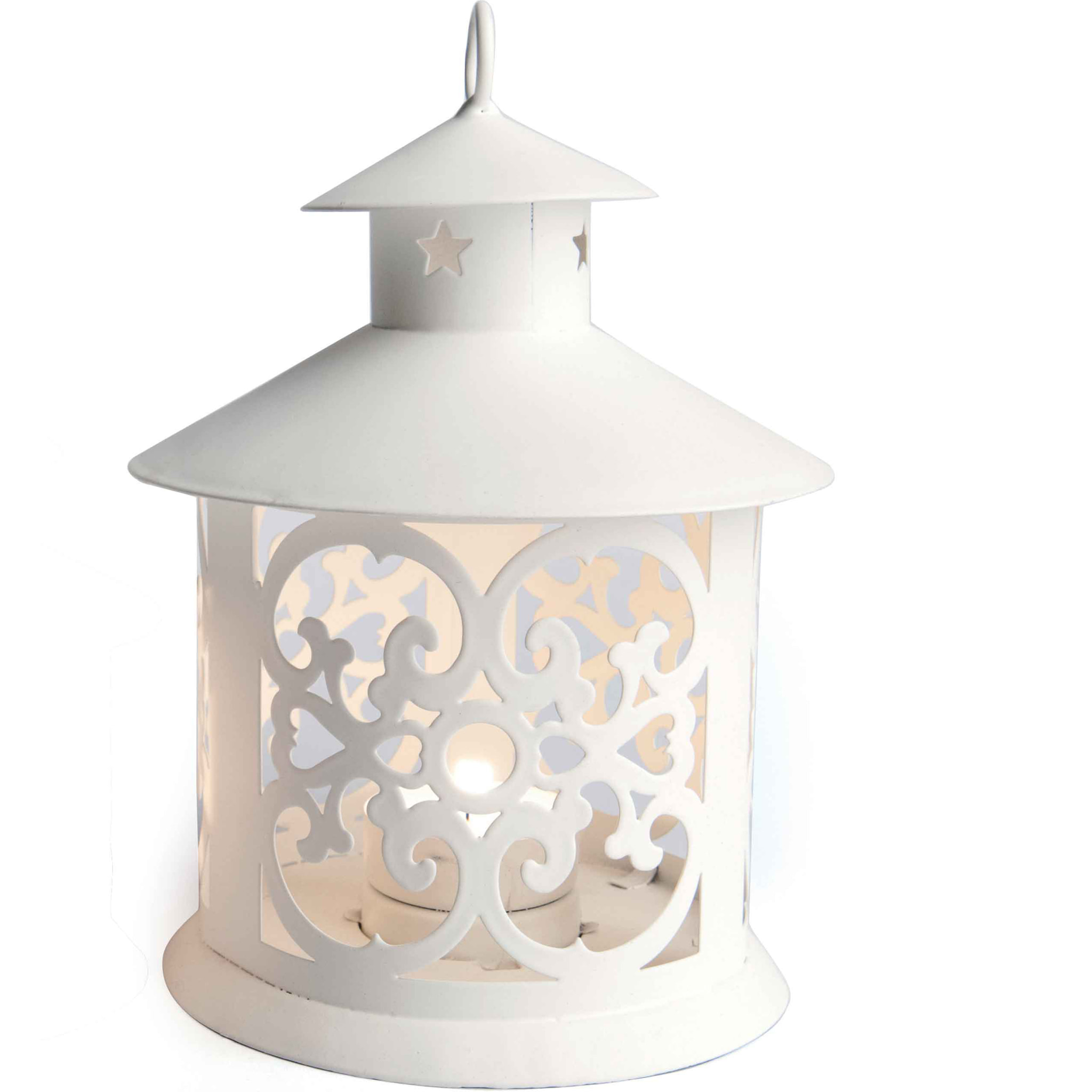 Lanterna Excelsa – Nordic Christmas, Ferro Bianco